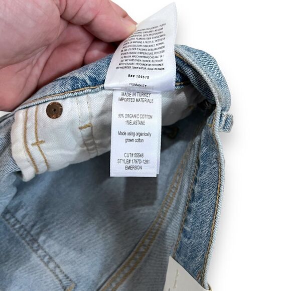 NWT Citizens Of Humanity Emerson Slim Boyfriend Jeans in Sugarcoat Size 27 $228 - Picture 7 of 9